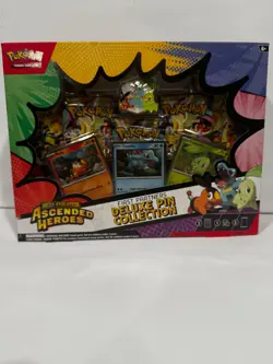 Ascended Heroes Deluxe pin collection 4 PACKS POKEMON TCG SEALED - Image 1