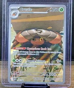 Pokemon TCG: Crustle 186/182 Illustration Rare Destined Rivals NM - Image 1