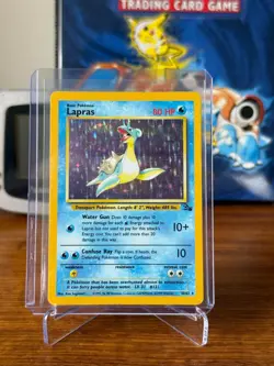 Pokemon Lapras Holo 10/62 Jungle Set WOTC 1999 Vintage - Image 1