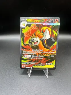 Mega Camerupt ex 156/132 Me01: Mega Evolution Holo - Near Mint - Pokemon - Image 1