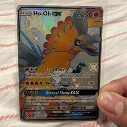 Pokemon Ho-Oh GX SV50/SV94 Hidden Fates Shiny Vault Full Art Holo Shiny Rare - Image 1