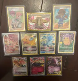 Pokemon TCG Holo Full Art Lot Pikachu, Dragonite, Gengar, Trainer, EX, VSTAR - Image 1