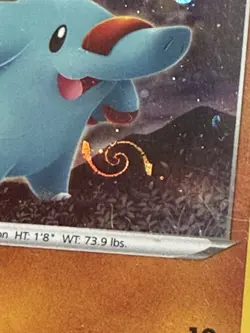HD SWIRL 🌀 Phanpy SWSH117 Cosmos Holo Rare Sword & Shield Pokemon TCG LP - Image 1