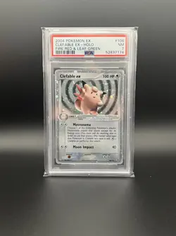 PSA 7 2004 Pokemon EX Fire Red Leaf Green 106/112 Clefable EX-Holo - Image 1