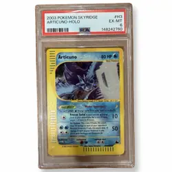 2003 POKEMON SKYRIDGE #H3 ARTICUNO-HOLO PSA 6 - Image 1