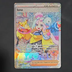 Pokemon Iono 269/193 Paldea Evolved Special Illustration Rare Full Art Holo - Image 1