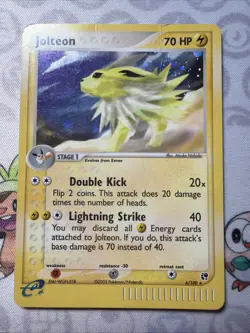 Jolteon Holo - Ex Sandstorm (6/100) - ENG - Wotc Pokemon Vintage DMG Crease - Image 1