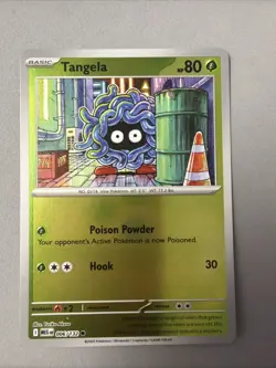 Pokemon TCG * Mega Evolution * 6/132 Tangela REVERSE HOLO COMMON * FRESH PK - Image 1