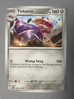 Pokemon TCG * Mega Evolution * 98/132 Tinkaton Uncommon * FRESH PK - Image 1