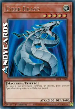 CYBER DRAGO • (Cyber Dragon) • Ultra R Argento • BLC1 IT020 • 1Ed • Yugioh! - Image 1