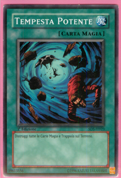 TEMPESTA POTENTE • (Heavy Storm) • Comune • SD5 IT023 • 1Ed • Yugioh! ANDYCARDS - Image 1