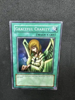 Yu-Gi-Oh! TCG Graceful Charity Pegasus SDP-040 Ultra Rare Holo - Image 1