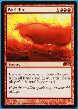 Worldfire Magic 2013 / M13 NM Red Mythic Rare MAGIC CARD (ID# 512973) ABUGames - Image 1