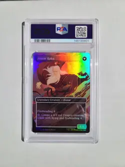 MTG Avatar PSA 10 GEM MINT Foil The Legend of Roku 2025 Borderless Card #0357 - Image 5