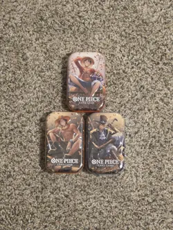 One Piece Card TCG Vol 2 Mini Tin (TS-O2, OP-13) Sealed, Brand New, Set of 3 - Image 1