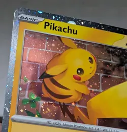 Pikachu 051/162 2026 TCG Pokemon Day Stamped Cosmos Holo Card W/ SWIRL - Image 3