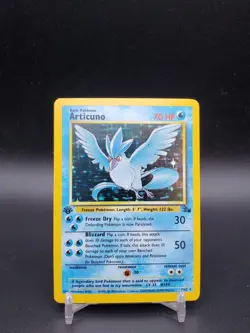 Articuno 2/62 Fossil 1st Edition Holo Rare LP Pokemon Card - Image 1