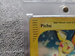 Pokemon Pichu Holo Rare 22/165 Expedition Base Set Card MP - Image 2