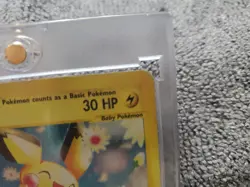 Pokemon Pichu Holo Rare 22/165 Expedition Base Set Card MP - Image 3