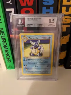 Wartortle 1st Edition Shadowless BGS 8.5 Base Set Pokemon Card Vintage 1999 - Image 1