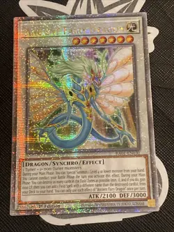 Yu-Gi-Oh Card TCG Ancient Fairy Dragon RA01-EN030 Quarter Century Secret Rare NM - Image 1