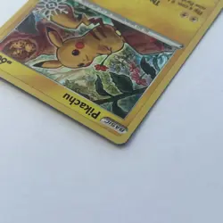 Pikachu SWSH153 Holiday Snowflake Stamp Black Star Promo Pokemon Card - Image 4
