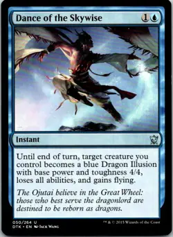 Dance Of The Skywise Magic The Gathering Dragons Of Tarkir Card Light Play X1 - Image 1