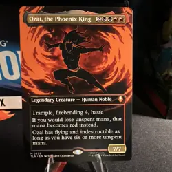 MTG Ozai, the Phoenix King 335 Mythic Borderless Avatar The Last Airbender - Image 1