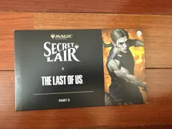 MTG Secret Lair The Last of Us Part II Playstation Non-Foil - New/Sealed - Image 1