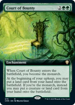 1 x Court of Bounty - Extended Art - Commander Legends - NM-Mint - MTG - Image 1