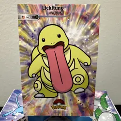Lickitung 108 Card Database Shiny Holo Pokemon 2024 - Image 1