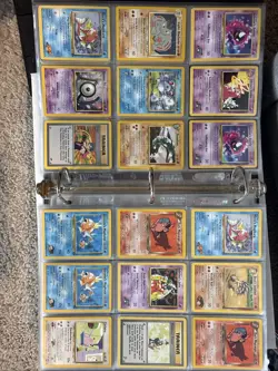 Vintage Pokemon Card Binder Collection 171 Cards - Image 4