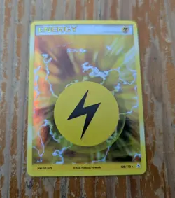Pokemon TCG Lightning Energy Holon Phantoms Holographic Card 108/110 (NM) - Image 1