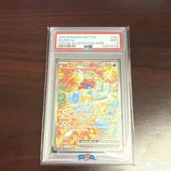 2025 POKEMON WHT EN-WHITE FLARE SPECIAL ILLUSTRATION RARE #167 KELDEO EX PSA 9 - Image 1