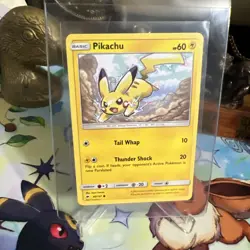 Pokemon TCG - Pikachu - 40/147 - Holo - Sun & Moon: Burning Shadows - LP - Image 1