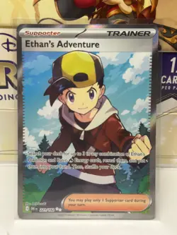 Ethan's Adventure - 221/182 Ultra Rare Holo NM Pokemon SV10: Destined Rivals - Image 1