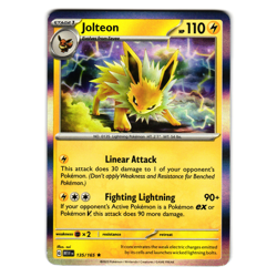 JOLTEON 135/165 SCARLET AND VIOLET 151 POKEMON TCG - Image 1