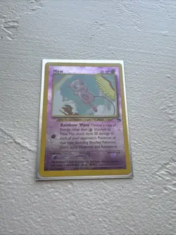 Mew 1/18 LP 2001 Pokemon Southern Islands Reverse Promo Holo - Image 1