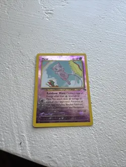 Mew 1/18 LP 2001 Pokemon Southern Islands Reverse Promo Holo - Image 3