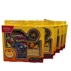 6x Damaged Pokemon TCG Pokemon Day 2026 Collection Box Sealed Pikachu - Image 1