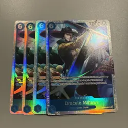One Piece Dracule Mihawk OP09-048 SR x4 - Image 1