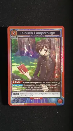 Union Arena TCG Lelouch Lamperouge CGH-1-092 Code Geass Super Rare ENGLISH - Image 1