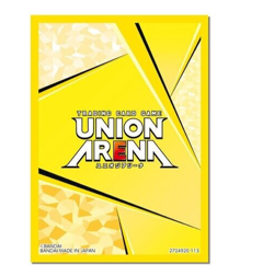 60 Deck Official Card Sleeves UNION ARENA Standard Yellow TCG Japan /A2 - Image 1
