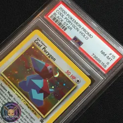 Cool Porygon HOLO #15 (PSA 8 NM/MINT) Black Star PROMO Pokemon Cards - Image 3
