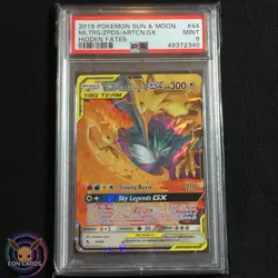 Moltres Zapdos Articuno 44/68 (PSA 9 MINT) Hidden Fates Pokemon Cards - Image 1