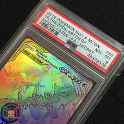 Moltres Zapdos Articuno 69/68 (PSA 8 NM/MINT) Hidden Fates Pokemon Cards - Image 3