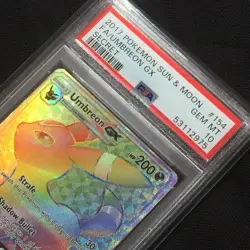 Umbreon GX FULL ART 154/149 (PSA 10 GEM MINT) Sun & Moon Pokemon Cards - Image 3