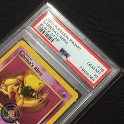 Sabrina's Abra #19 (PSA 10 GEM MINT) Black Star PROMO Pokemon Cards - Image 3