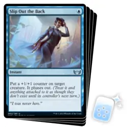 SLIP OUT THE BACK X4 Streets Of New Capenna SNC Magic MTG MINT CARD - Image 1
