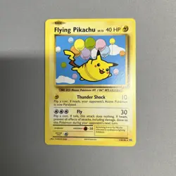 Pokemon TCG Flying Pikachu Card Evolutions 110/108 Regular Secret Rare - Image 1